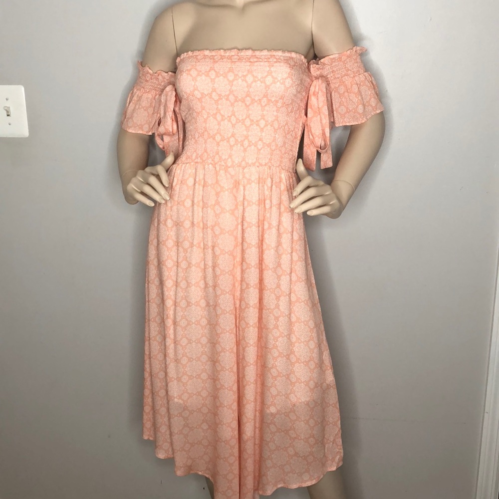 PEACH WHITE ROMPER - Picture 9 of 14